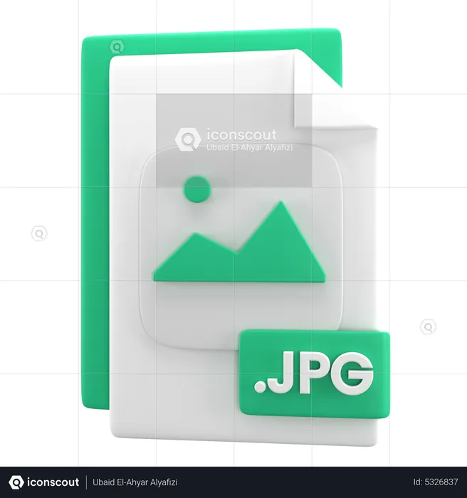 JPG File  3D Icon