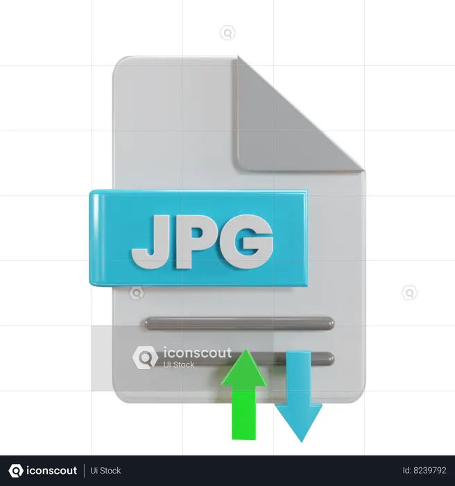 Jpg File Transfer  3D Icon