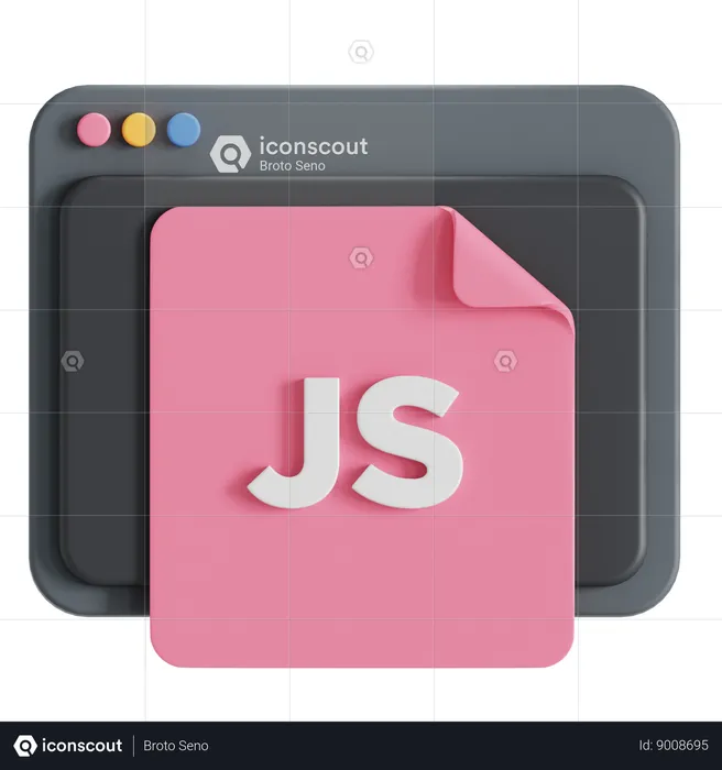 Js  3D Icon