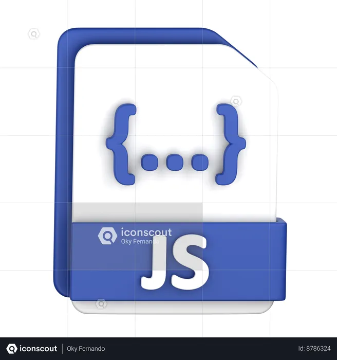 Js File  3D Icon