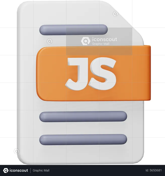 Js File  3D Icon