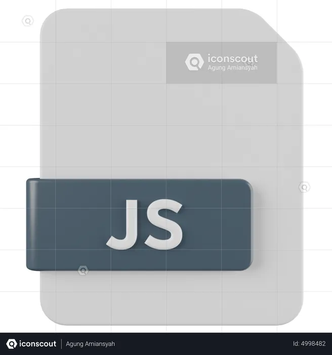 JS File  3D Icon