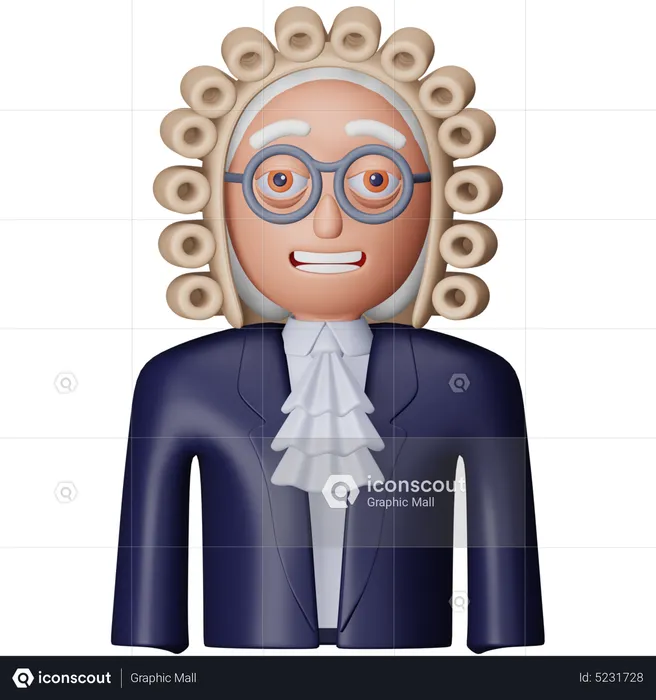 Judge  3D Icon