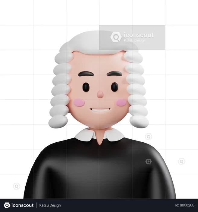 Judge  3D Icon