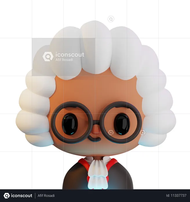 Judge  3D Icon