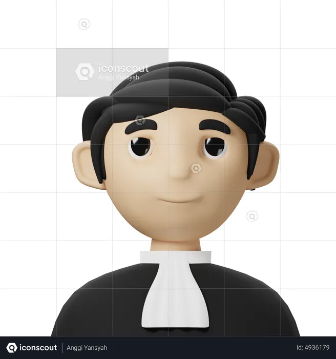 Judge Avatar  3D Icon