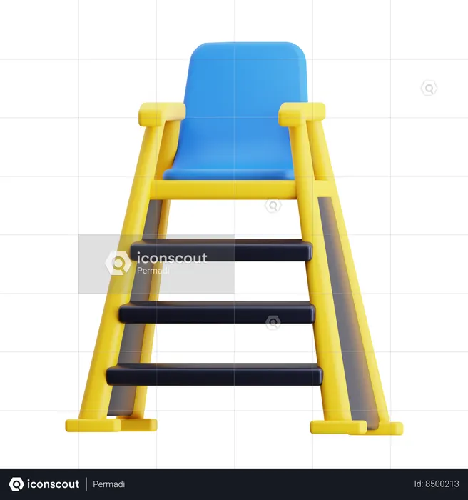 Judge Chair  3D Icon