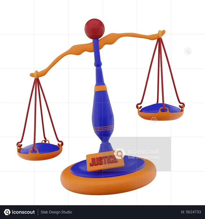 Judiciary Symbol  3D Icon