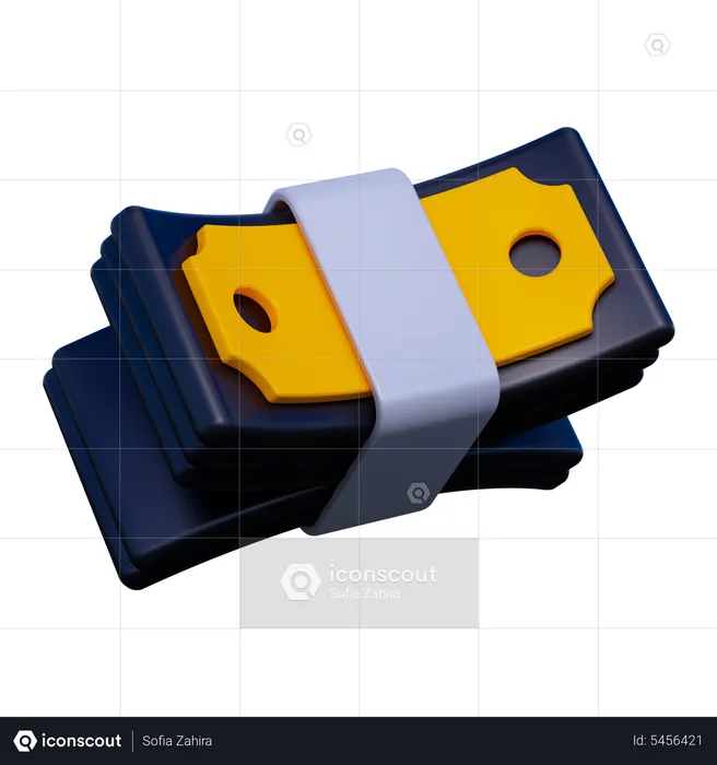 Dinero del juego  3D Icon