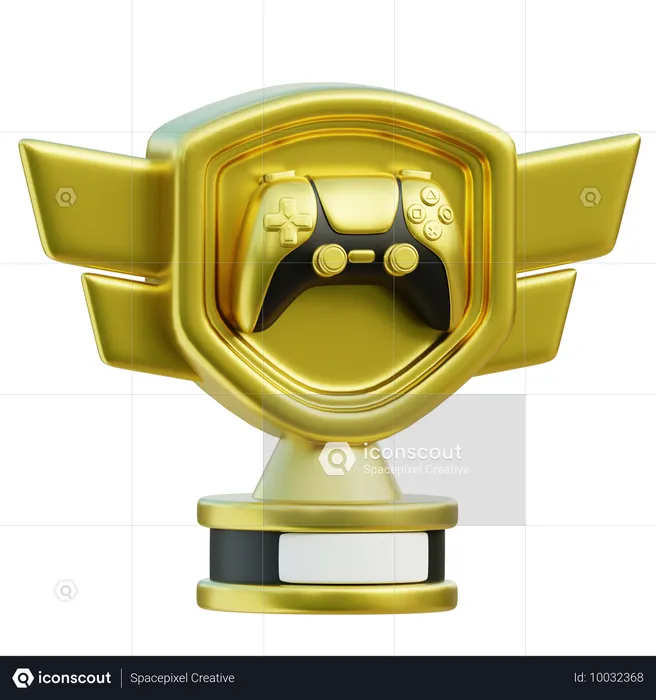 Trofeo de juego  3D Icon