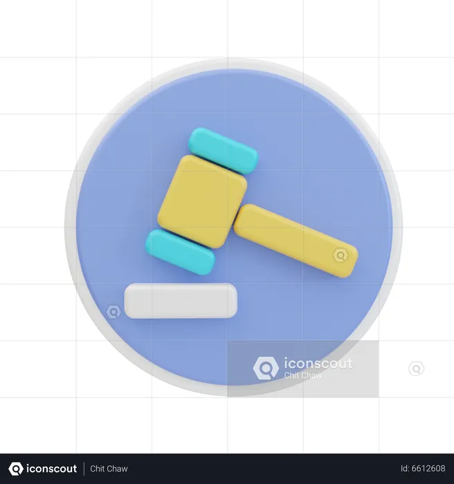 Juez  3D Icon