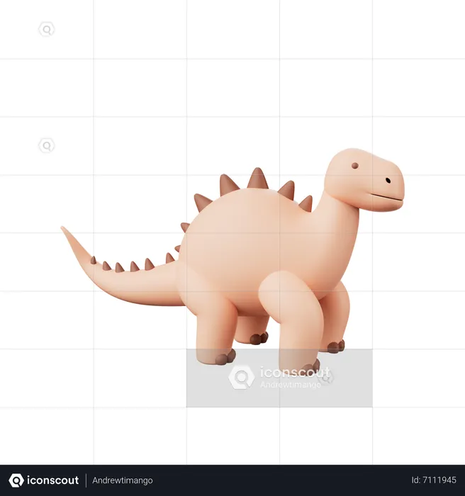 Juguete de dinosaurio  3D Icon