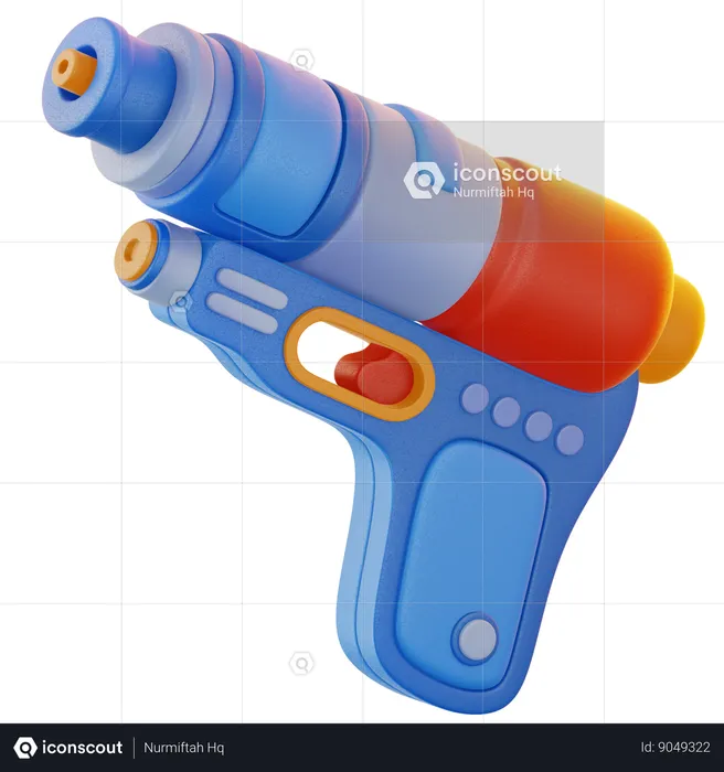 Juguete pistola de agua  3D Icon