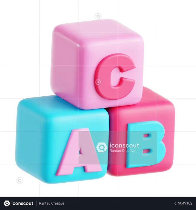 Juguetes abc  3D Icon