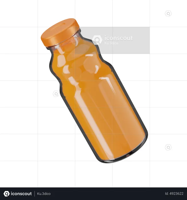 Juice Bottle  3D Icon