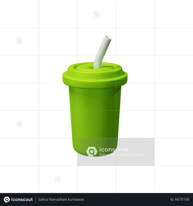 Juice Drink  3D Icon