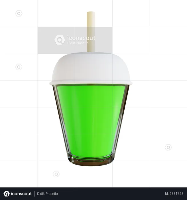 Juice Glass  3D Icon