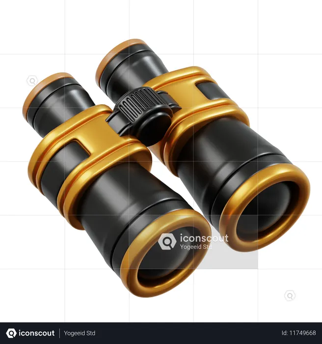 Jumelles  3D Icon