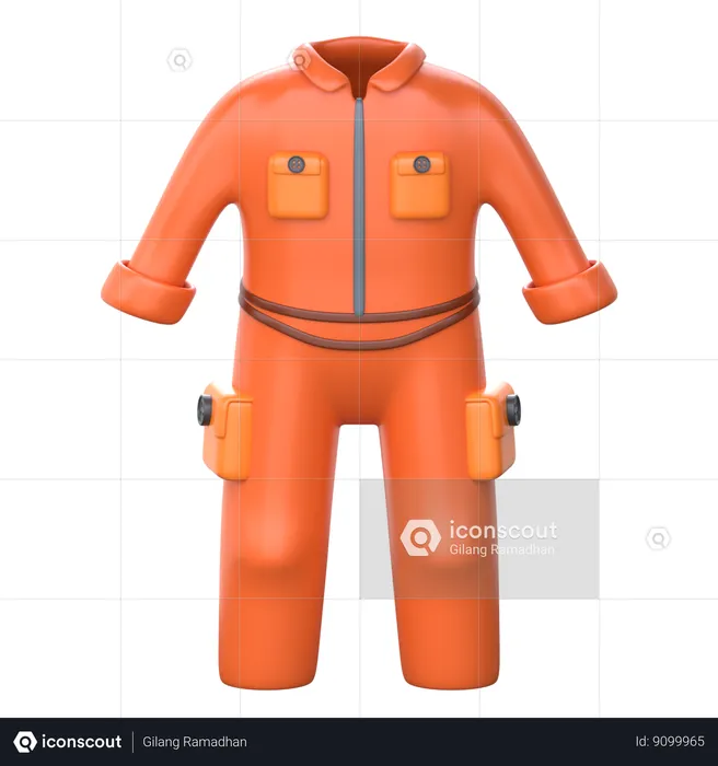 Jumpsuit  3D Icon