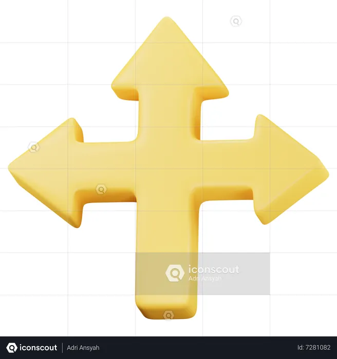 Junction Arrow  3D Icon
