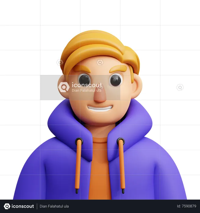 Junge  3D Icon