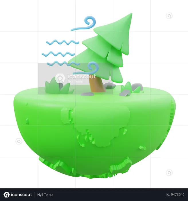 Junggle Windy  3D Icon