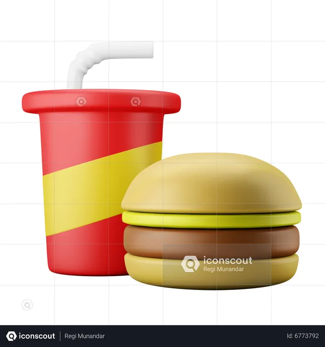 Junk Food  3D Icon