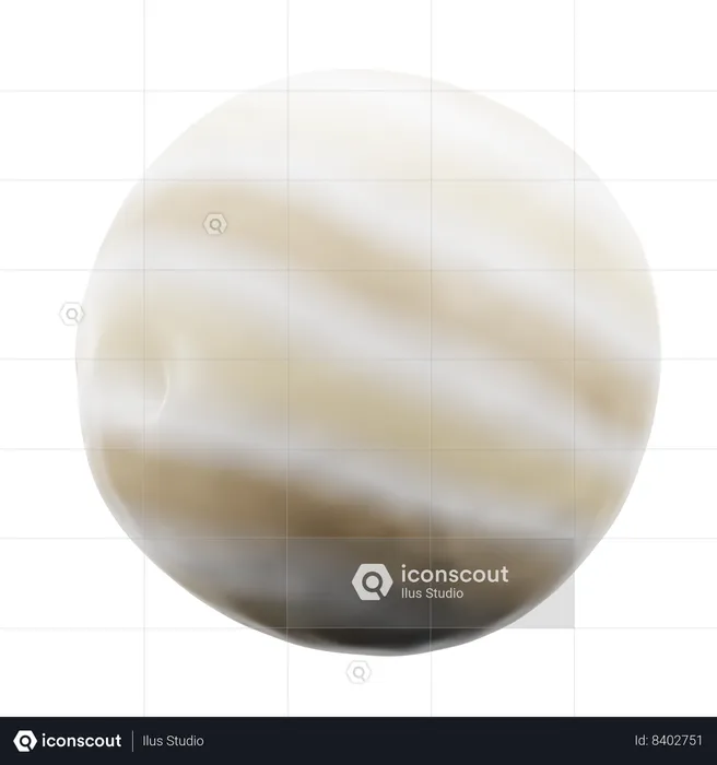 Jupiter  3D Icon