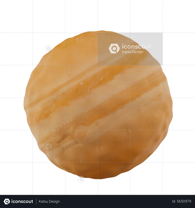 Jupiter  3D Icon