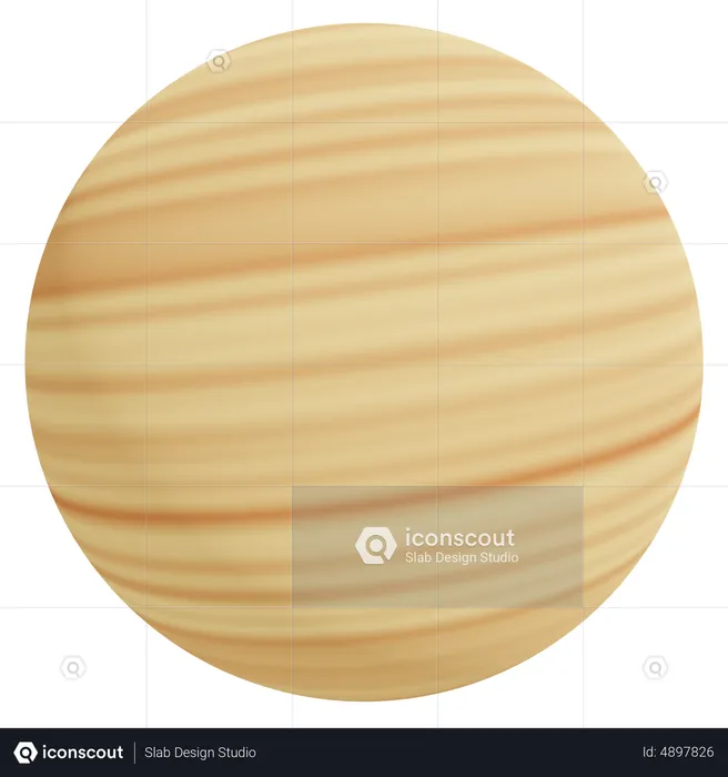 Jupiter Planet  3D Icon