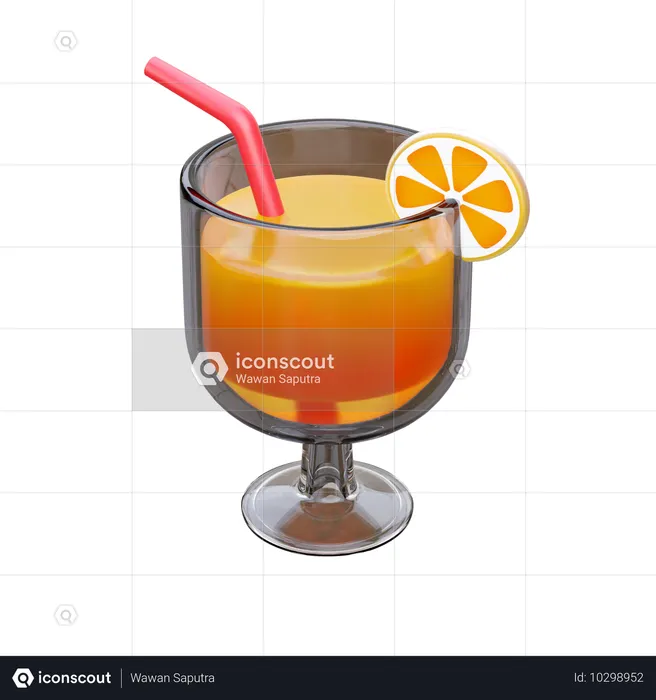 Du jus d'orange  3D Icon