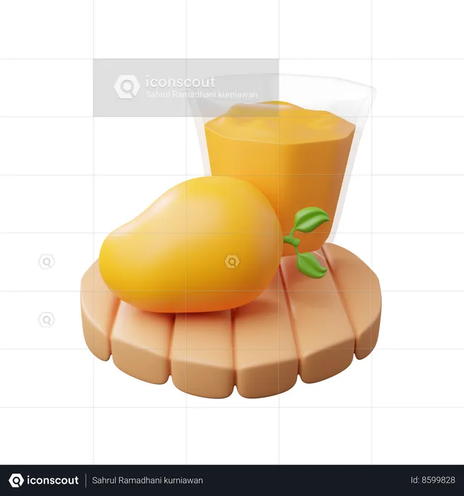 Jus de mangue  3D Icon