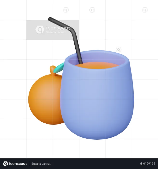 Du jus d'orange  3D Icon