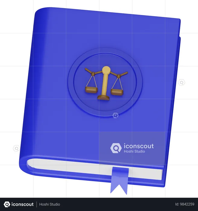 Justice Book  3D Icon