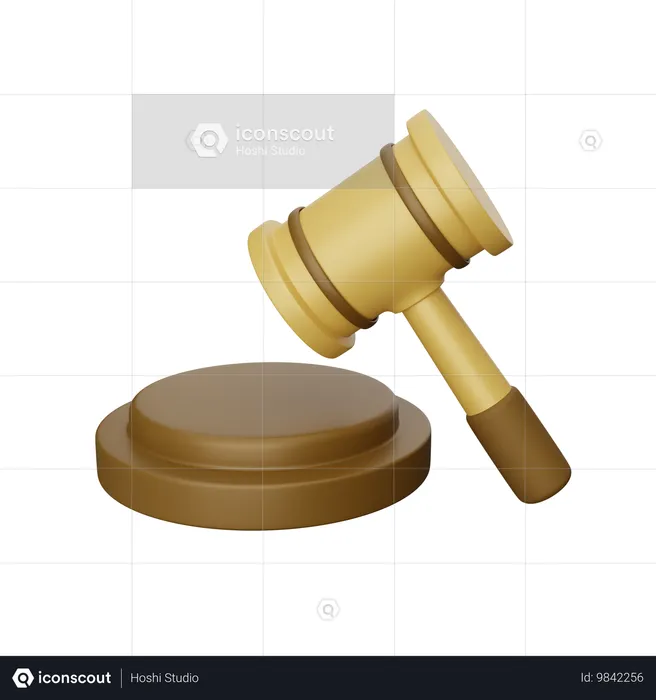 Justice Hammer  3D Icon