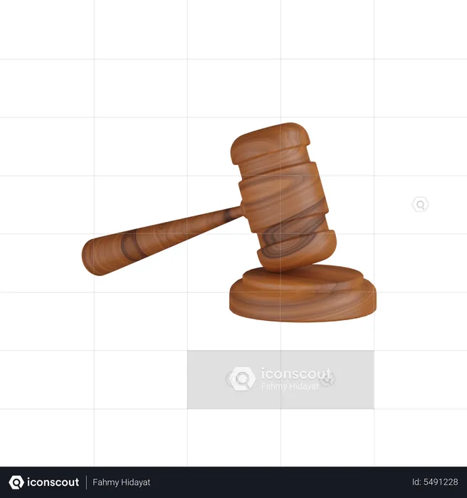 Justice Hammer  3D Icon