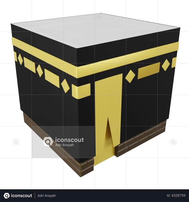 Kaaba  3D Illustration