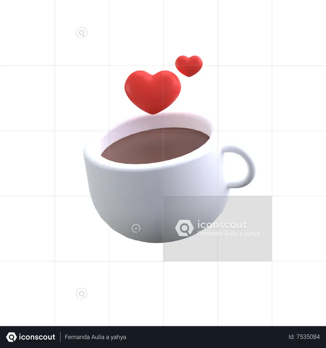 Kaffee trinken  3D Icon