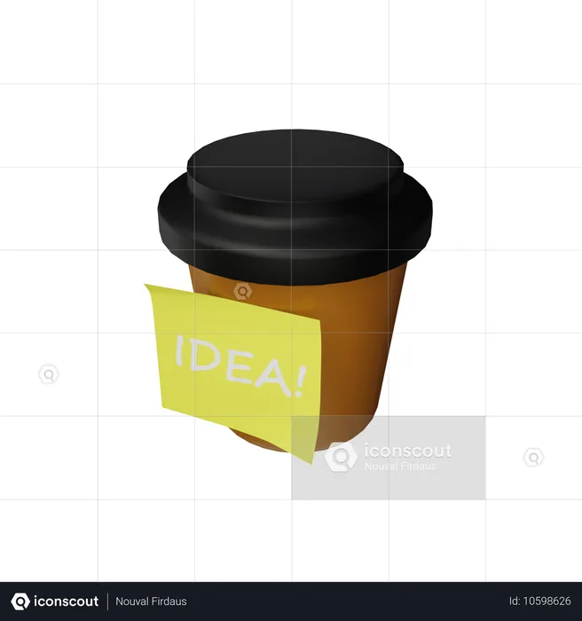 Kaffeeglas  3D Icon