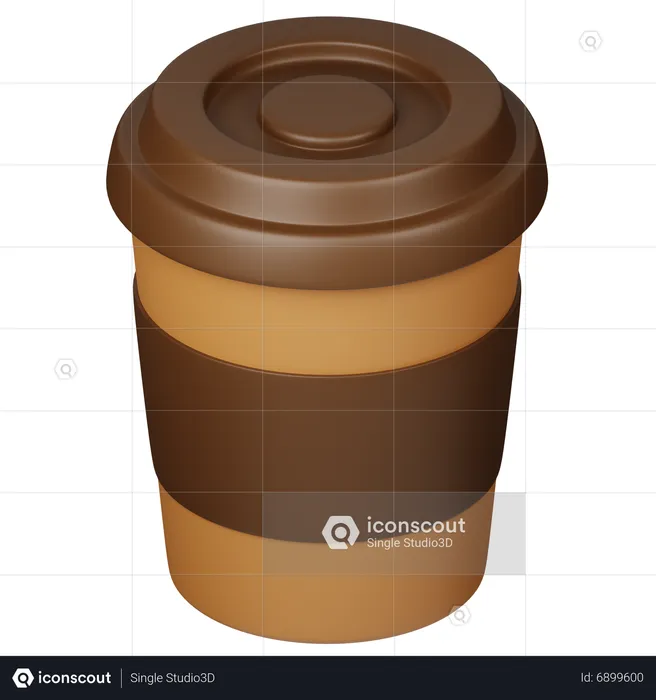 Kaffeeglas  3D Icon