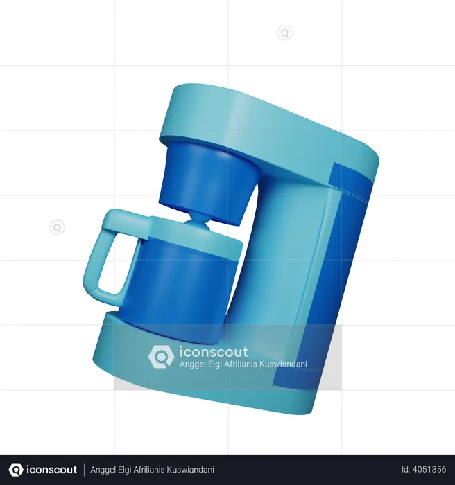 Kaffeemaschine  3D Illustration