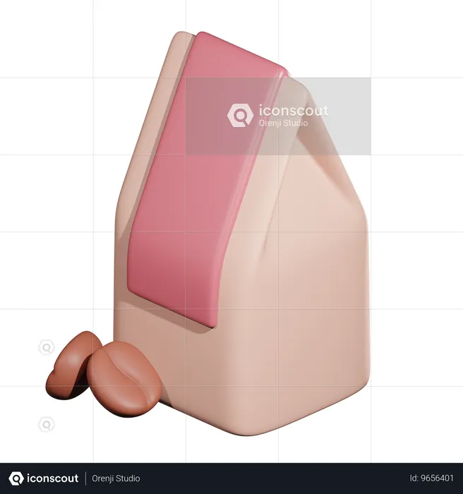Kaffeepackung  3D Icon
