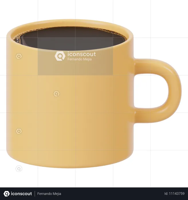 Kaffeebecher  3D Icon