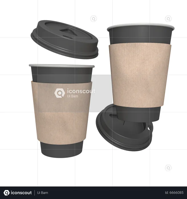 Kaffeetassen  3D Icon