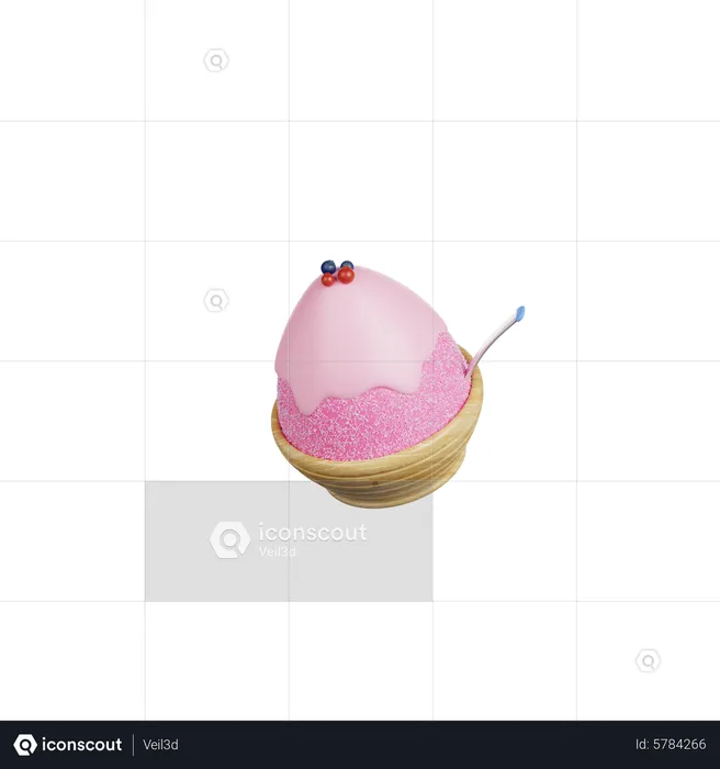 Kakigori  3D Icon