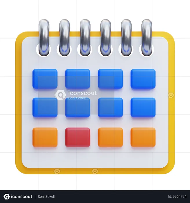 Kalender  3D Icon