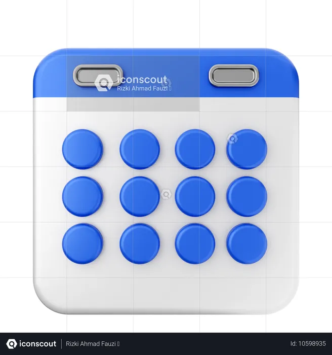 Kalender  3D Icon