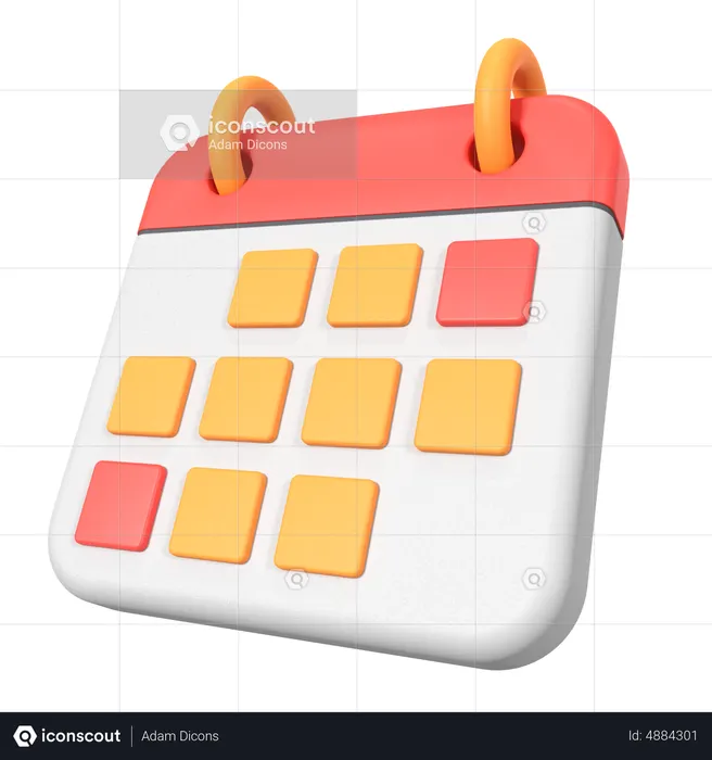 Kalender  3D Icon