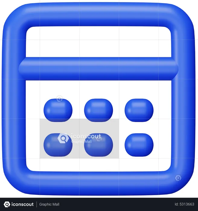 Kalender  3D Icon