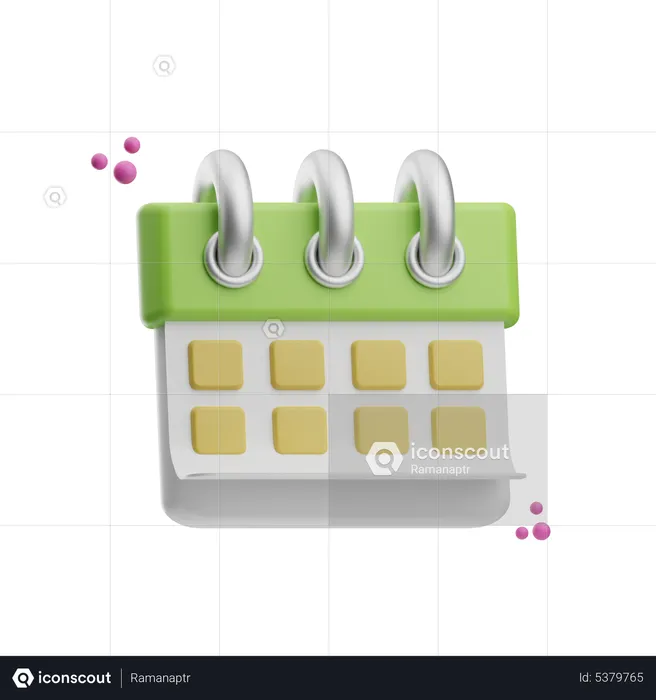 Kalender  3D Icon